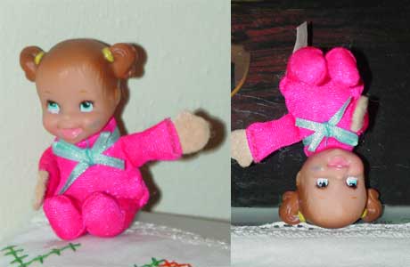 tumbling baby doll